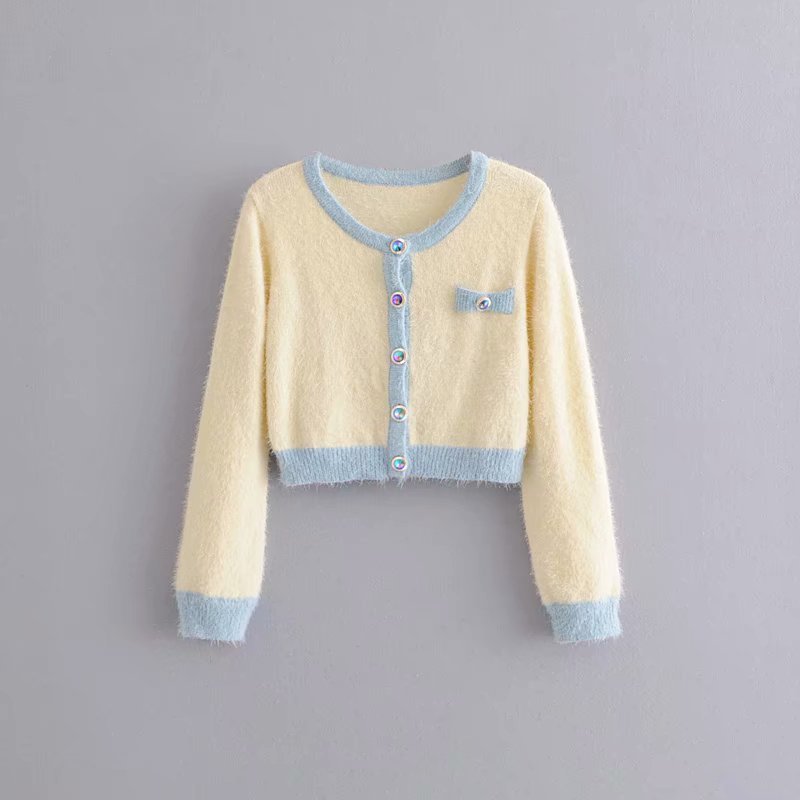 Diamond Button Knit Cardigan