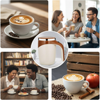 Magnetic Stirring Coffee Cup