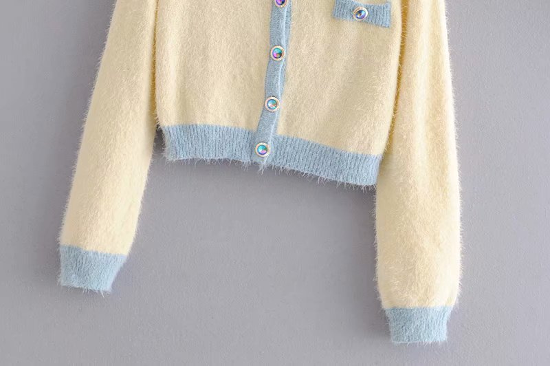 Diamond Button Knit Cardigan