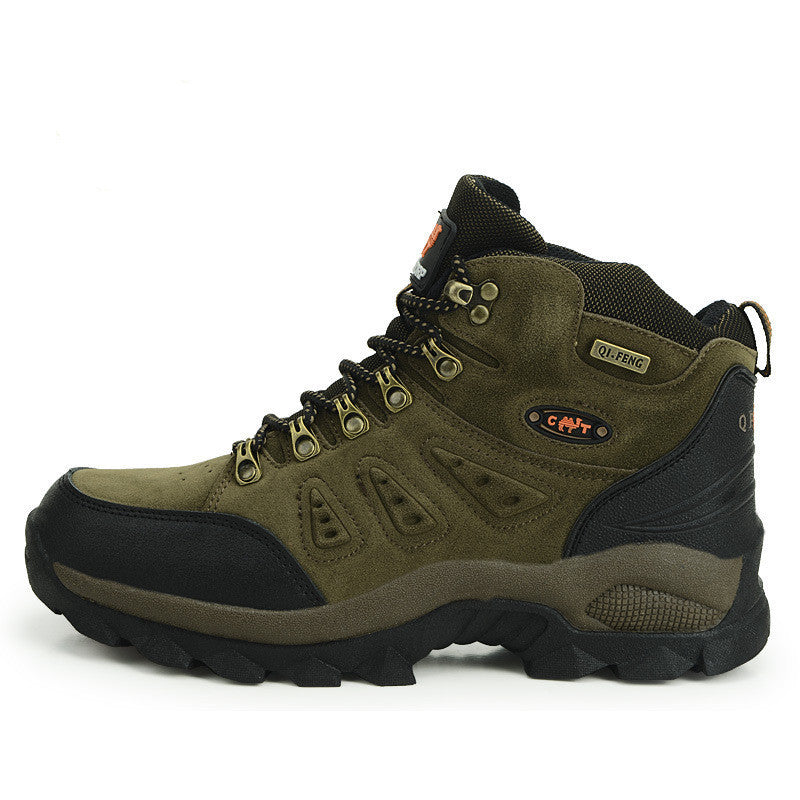 Autumn and winter high top outdoor hiking shoes