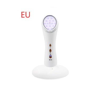 Three-color LED anti-inflammatory and acne photothermal beauty instrument