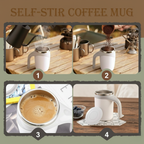 Magnetic Stirring Coffee Cup